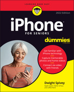 iPhone For Seniors For Dummies, 2022nd Edition 