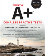 Cover image for CompTIA A+ Complete Practice Tests, 3rd Edition