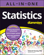Cover image for Statistics All-in-One For Dummies