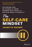  Praise for The Self‐Care Mindset