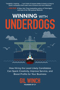 Winning with Underdogs: How Hiring the Least Likely Candidates Can Spark Creativity, Improve Service, and Boost Profits for Your Business by Gil Winch