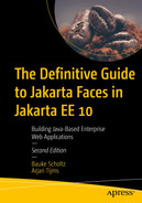 The Definitive Guide to Jakarta Faces in Jakarta EE 10: Building Java-Based Enterprise Web Applications 