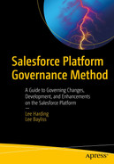 Cover image for Salesforce Platform Governance Method: A Guide to Governing Changes, Development, and Enhancements on the Salesforce Platform