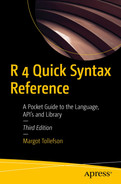 R 4 Quick Syntax Reference: A Pocket Guide to the Language, API's and Library 