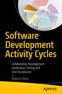 Cover image for Software Development Activity Cycles: Collaborative Development, Continuous Testing and User Acceptance