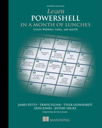 Cover image for Learn PowerShell in a Month of Lunches, Fourth Edition