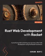 Cover image for Rust Web Development with Rocket