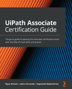 Cover image for UiPath Associate Certification Guide