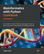 Cover image for Bioinformatics with Python Cookbook - Third Edition