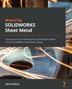 Cover image for Mastering SOLIDWORKS Sheet Metal