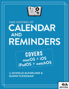 Take Control of Calendar and Reminders, 4th Edition 