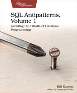 Cover image for SQL Antipatterns, Volume 1