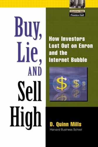 Cover image for Buy, Lie, and Sell High: How Investors Lost Out on Enron and the Internet Bubble