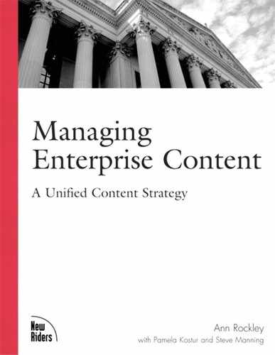 Cover image for Managing Enterprise Content: A Unified Content Strategy