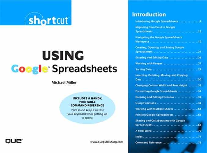 Using Google™ Spreadsheets 
