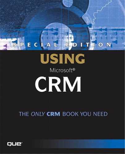Special Edition Using® Microsoft® CRM 
