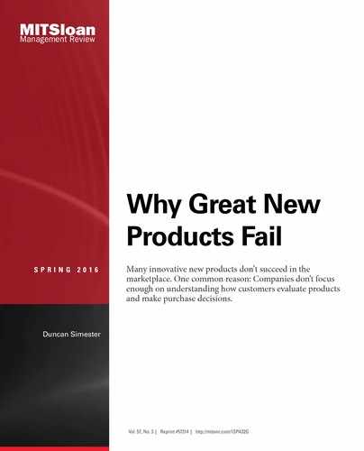 Why Great New Products Fail 