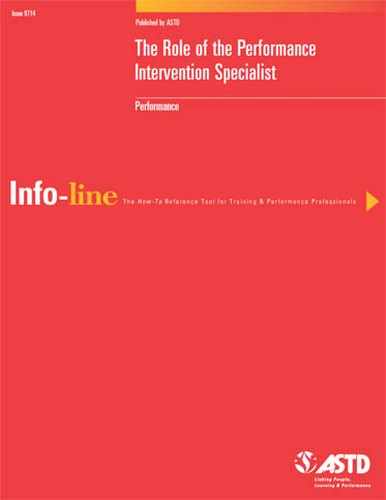 Cover image for The Role of the Performance Intervention Specialist—Performance