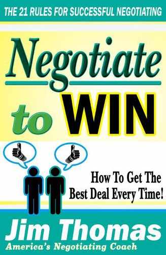 Cover image for Negotiate to Win