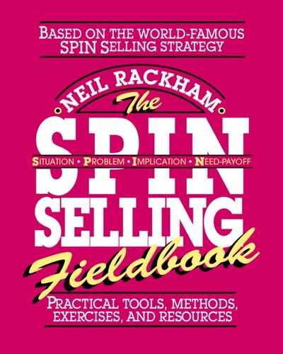 Cover image for The SPIN Selling Fieldbook: Practical Tools, Methods, Exercises and Resources