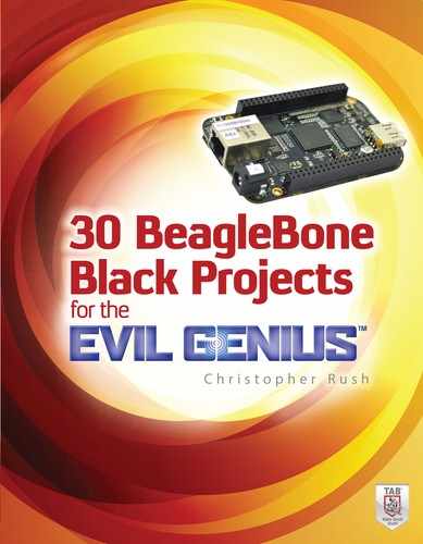 Cover image for 30 BeagleBone Black Projects for the Evil Genius