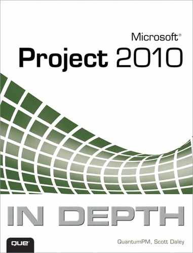 Microsoft® Project 2010 In Depth 