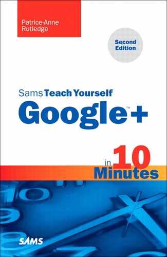 Cover image for Sams Teach Yourself Google™+ in 10 Minutes, Second Edition