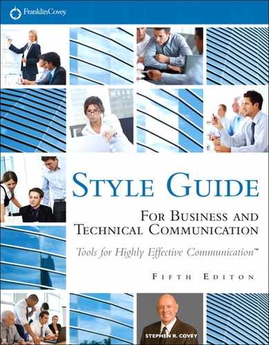 FranklinCovey® Style Guide™: For Business and Technical Communication, Fifth Edition 