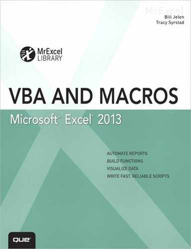 Cover image for Excel® 2013 VBA and Macros
