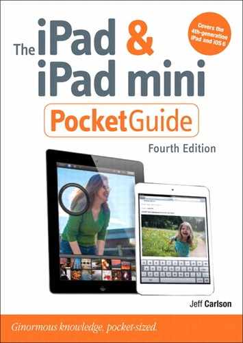 The iPad and iPad mini Pocket Guide, Fourth Edition 