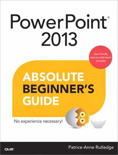 PowerPoint® 2013 Absolute Beginner’s Guide 