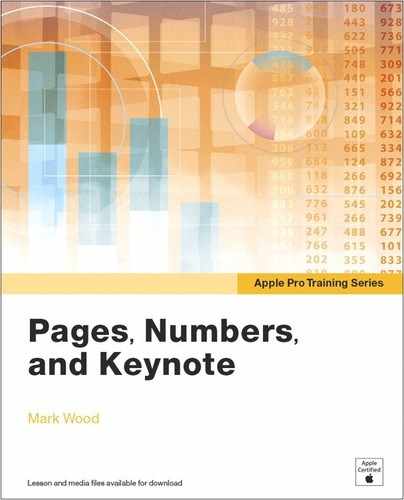 Apple Pro Training Series: Pages, Numbers, and Keynote 
