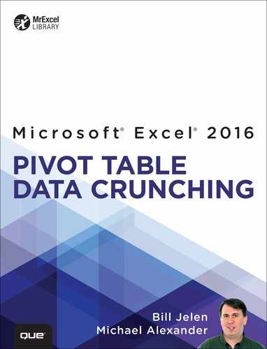 Excel® 2016 Pivot Table Data Crunching 