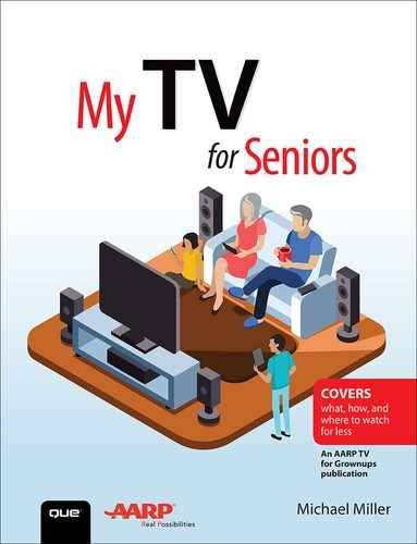 Cover image for My TV for Seniors, First Edition