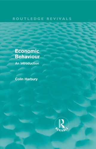 Cover image for Economic Behaviour (Routledge Revivals)