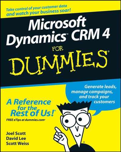 Microsoft Dynamics™ CRM 4 For Dummies® 