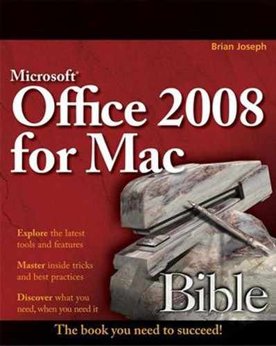 Microsoft® Office 2008 for Mac® Bible 