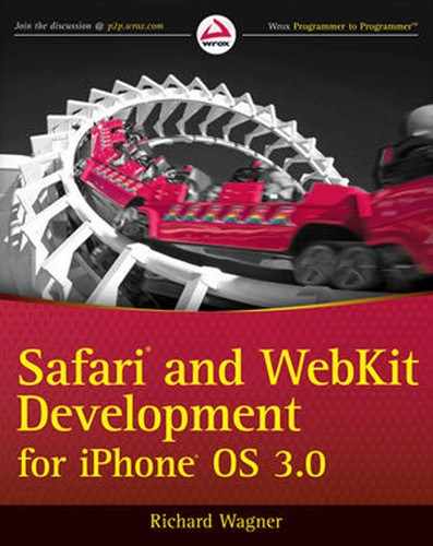 Cover image for Safari® and WebKit Development for iPhone® OS 3.0