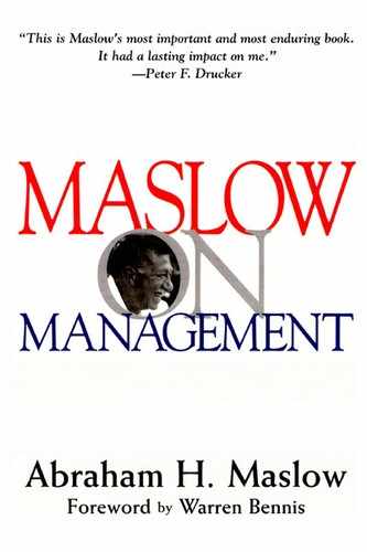 Maslow on Management 
