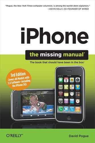 iPhone: The Missing Manual, 3rd Edition 