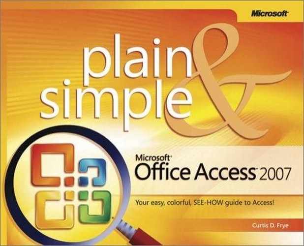 Microsoft® Office Access™ 2007 Plain & Simple 