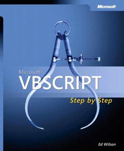 Microsoft® VBScript Step by Step 