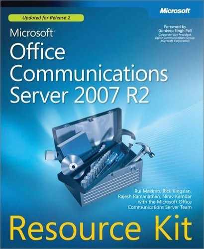 Microsoft® Office Communications Server 2007 R2 Resource Kit 