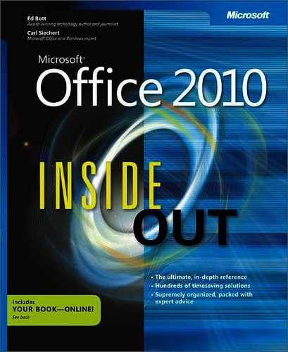 Microsoft® Office 2010 Inside Out 