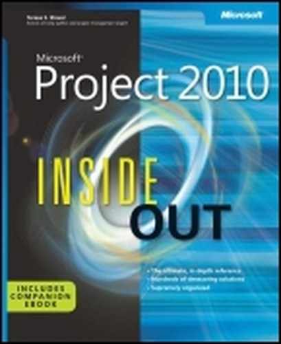 Microsoft® Project 2010 Inside Out 