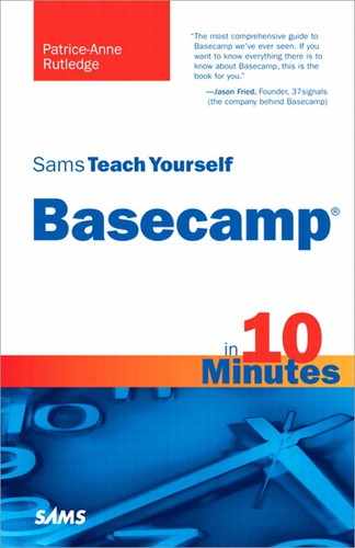 Sams Teach Yourself Basecamp in 10 Minutes 