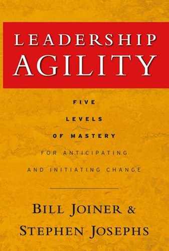Cover image for Leadership Agility: Five Levels of Mastery for Anticipating and Initiating Change