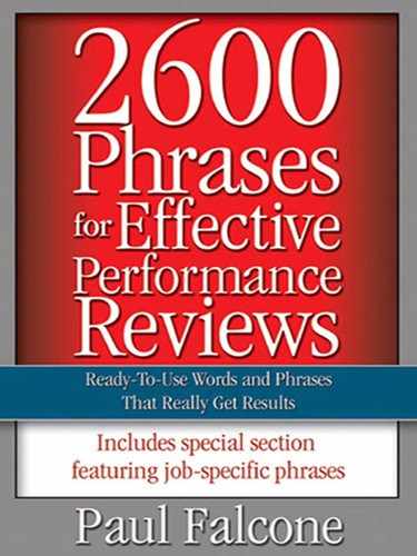 2600 Phrases for Effective Performance Reviews 