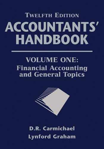 Accountants' Handbook, Volume One, Financial Accounting and General Topics, 12th Edition 