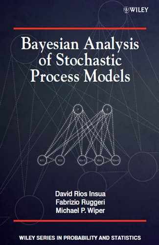 Bayesian Analysis of Stochastic Process Models 